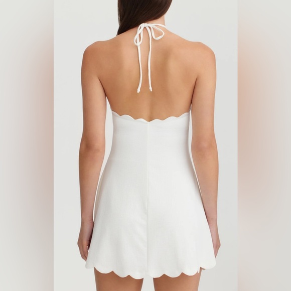NWT Marysia Bianca Halter Athletic Dress in Coconut White | L - Picture 2 of 9